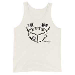 Unisex Tank Top - Mask Eyes Dark