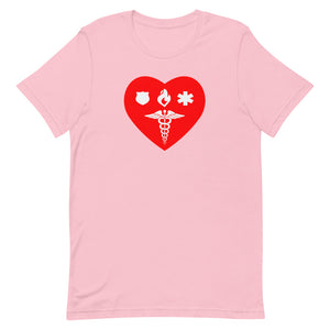 Unisex Short-Sleeve T-Shirt - Healthcare 1st Responder Love