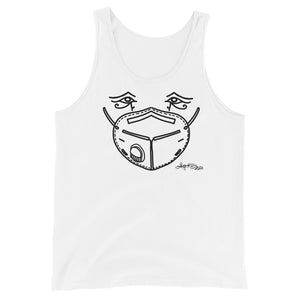Unisex Tank Top - Mask Eyes Dark