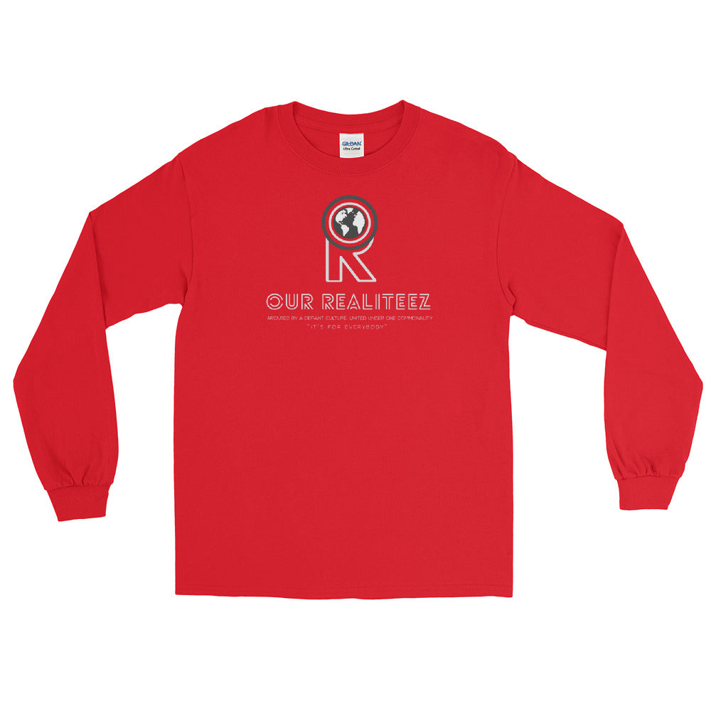 Men’s Long Sleeve Shirt - Illuminated Logo on Deck