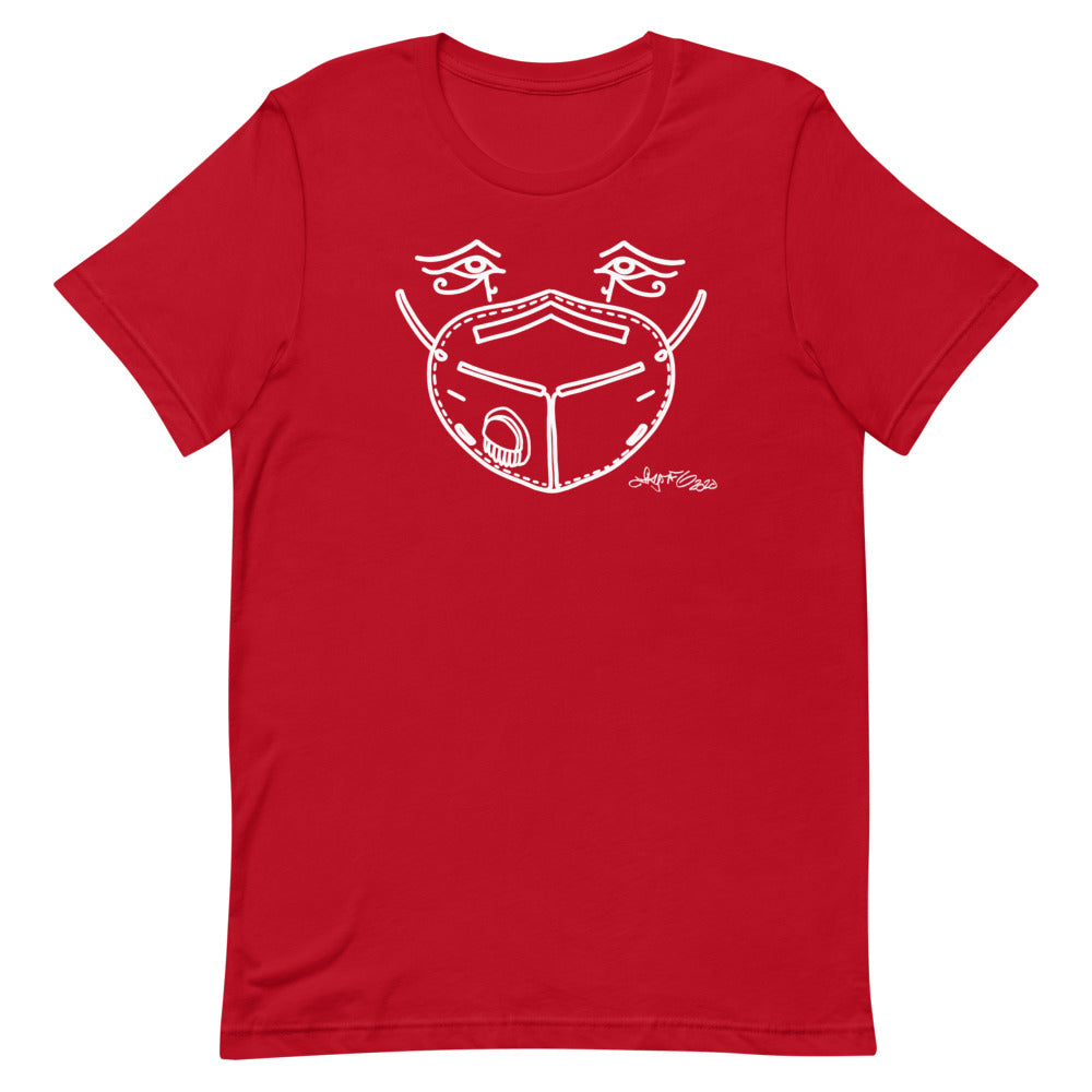 Unisex Short-Sleeve T-Shirt - Mask Eyes Light