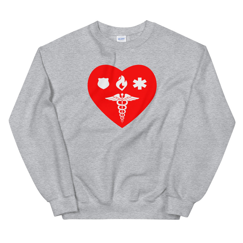 Sweatshirt - Healthcare 1st Responder Love