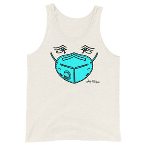 Unisex Tank Top - Blue Mask Eyes